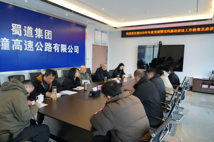 资潼党支部2025年度党建暨党风廉政建设工作检查及座谈会