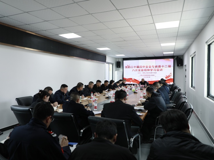 绕西公司副总经理代海滨到绕西管理处党支部宣讲党的二十届四中全会和省委十二届八次全会精神.JPG